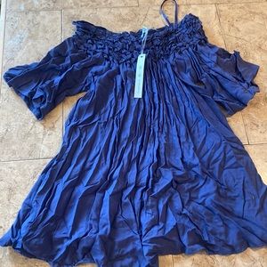 Brand new off the shoulder ruffled blouse